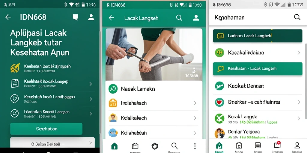 Tangkapan layar IDN668 menunjukkan antarmuka pengguna yang intuitif dan fitur lacak langkah yang lengkap.