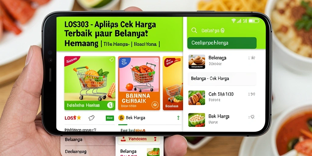 Tampilan antarmuka Cek Harga LOS303 yang sederhana dan efisien.