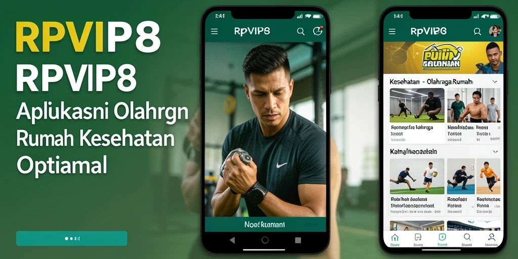 Antarmuka RPVIP8 yang user-friendly untuk latihan olahraga.