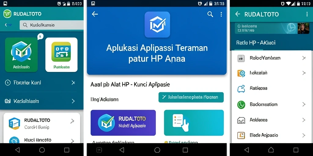 Antarmuka RUDALTOTO yang user-friendly untuk penguncian aplikasi.
